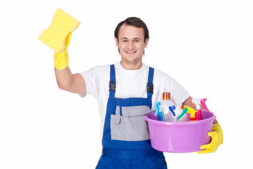 Deep kitchen and oven cleaning during a move-out service in Westkensington