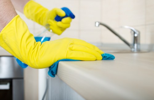 Detailed kitchen and bathroom house cleaning service in Westkensington