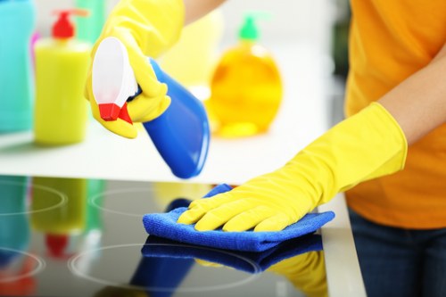 Detailed bathroom cleaning for a Westkensington short-let property
