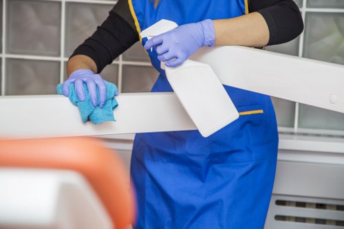 Deep carpet cleaning equipment in a Westkensington flat